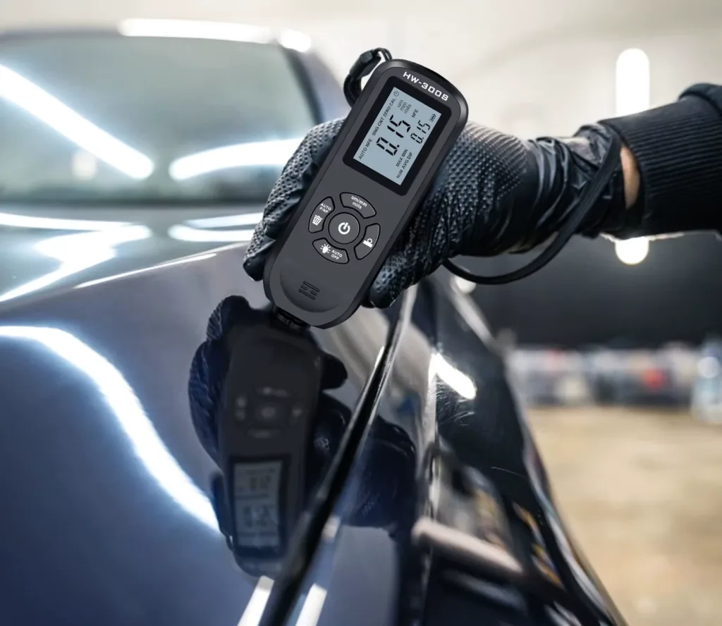 Вимірювання товщини фарби на кузові автомобіля