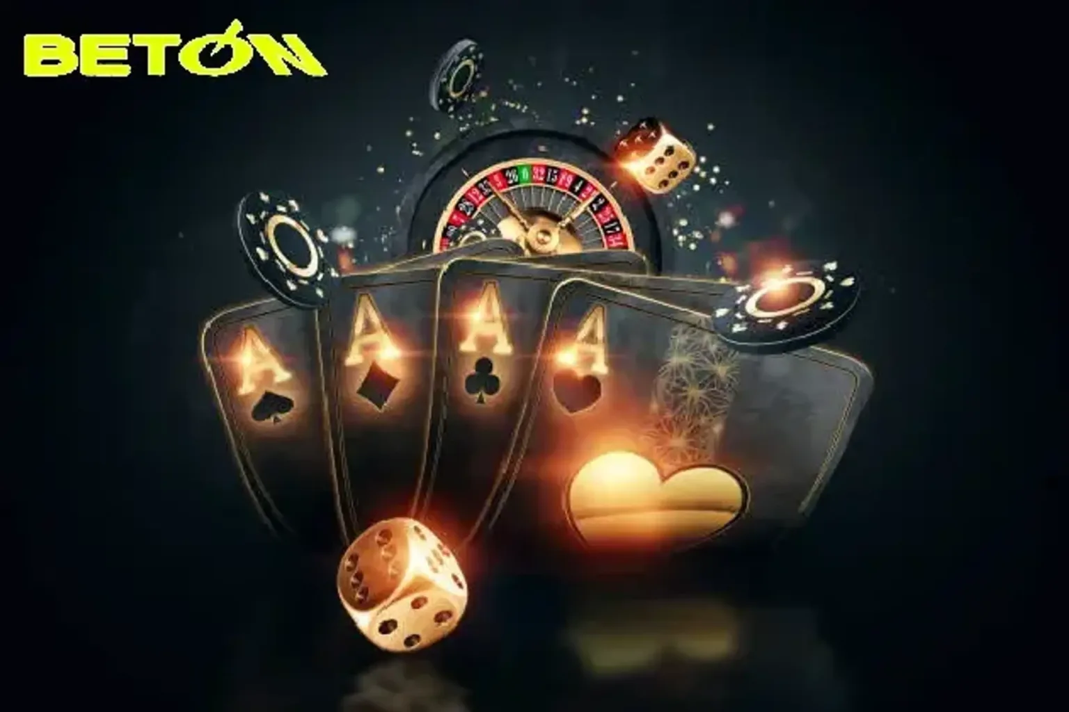 Казино стіл з картами та рулеткою