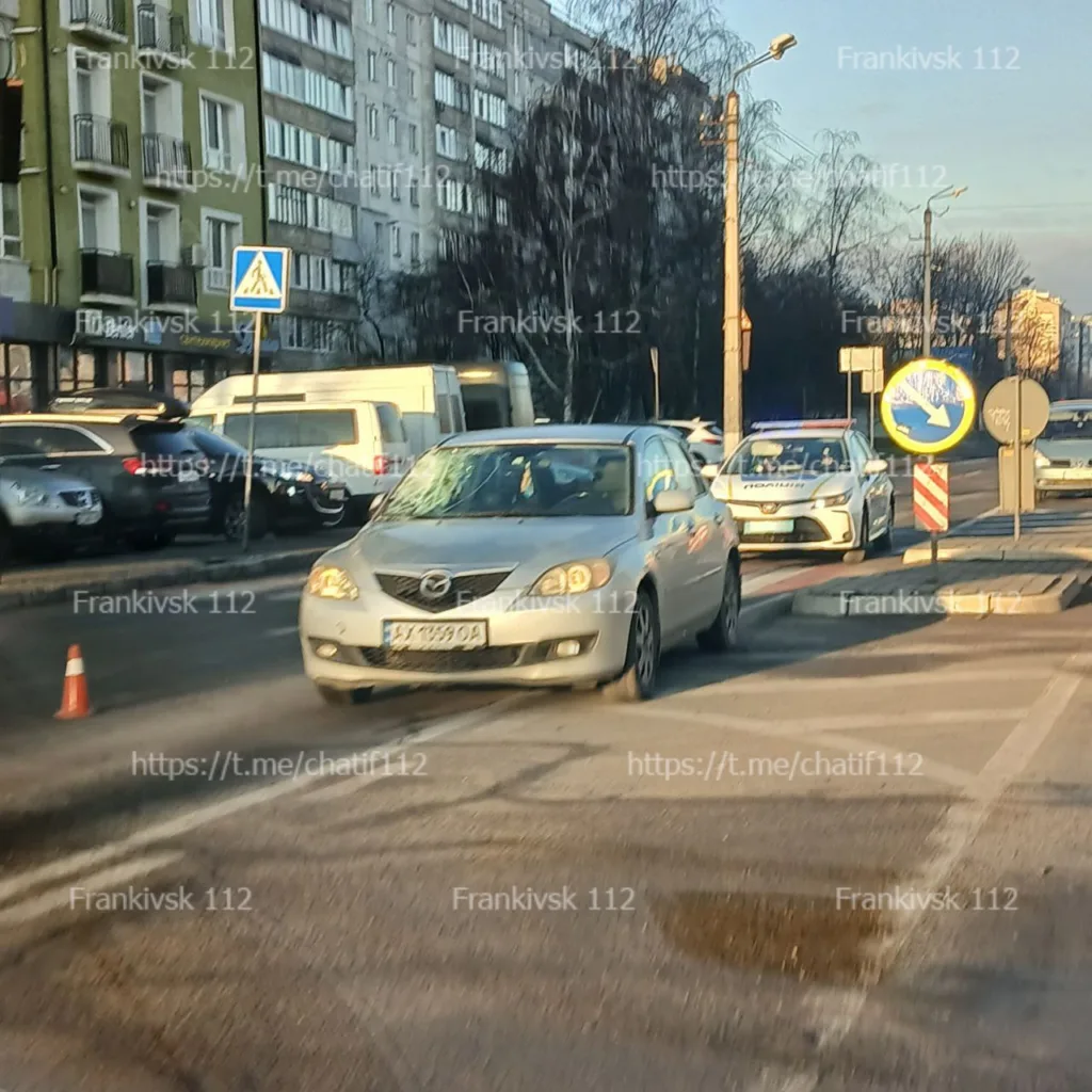 Дорожня пригода з поліцією в Івано-Франківську