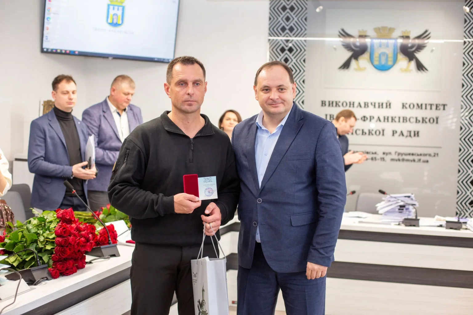 Нагородження у міській раді Івано-Франківська