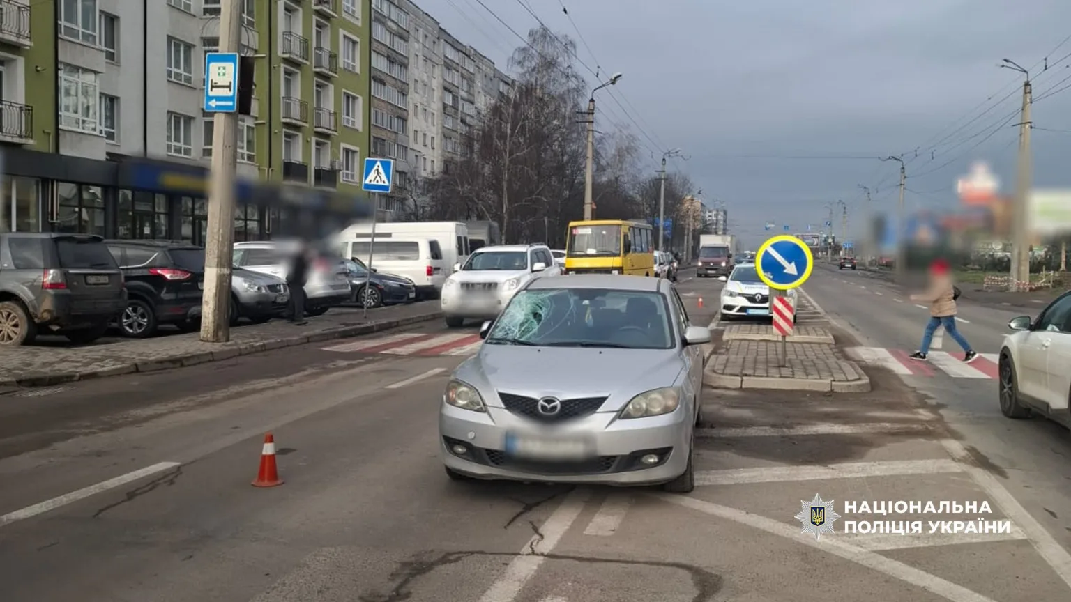 Дорожньо-транспортна пригода на пішохідному переході