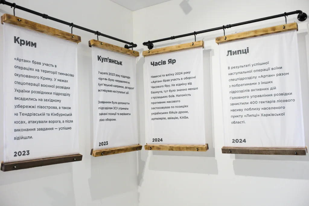 Виставкові банери про військові операції України