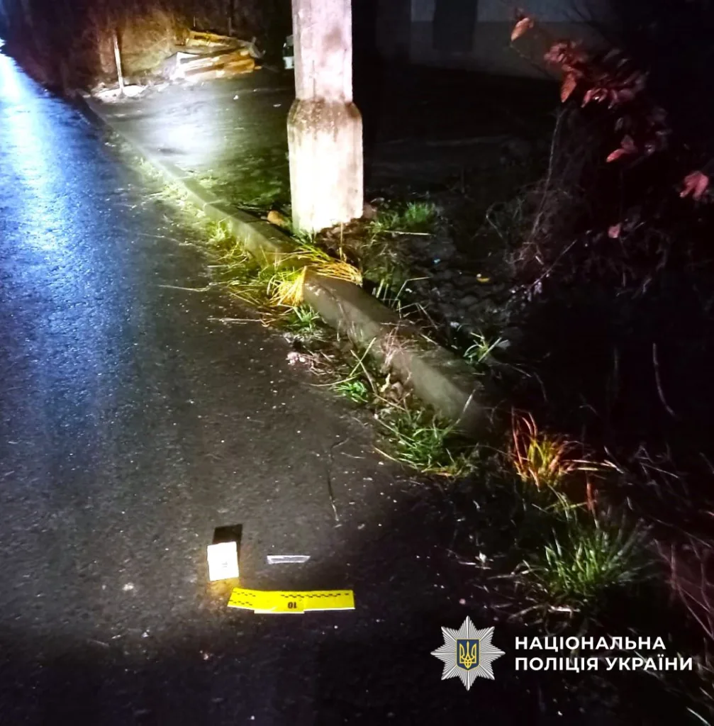 Місце злочину вночі, робота поліції України