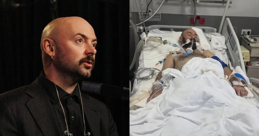 Чоловік виступає та лежить у лікарні