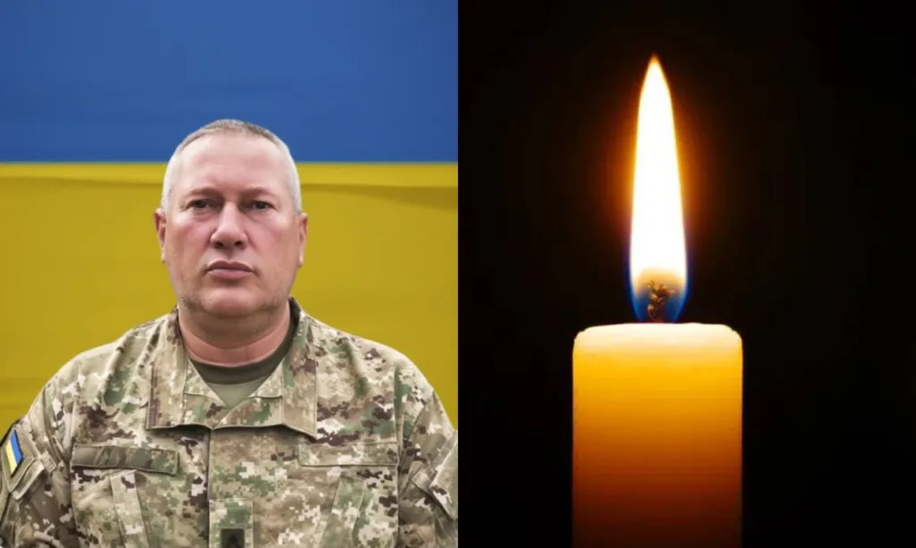 Український військовий і запалена свічка пам’яті