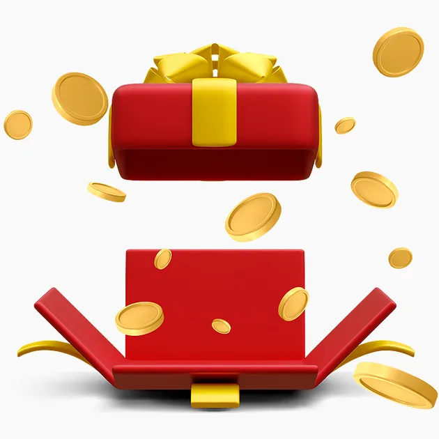 Відкритий подарунок із золотими монетами