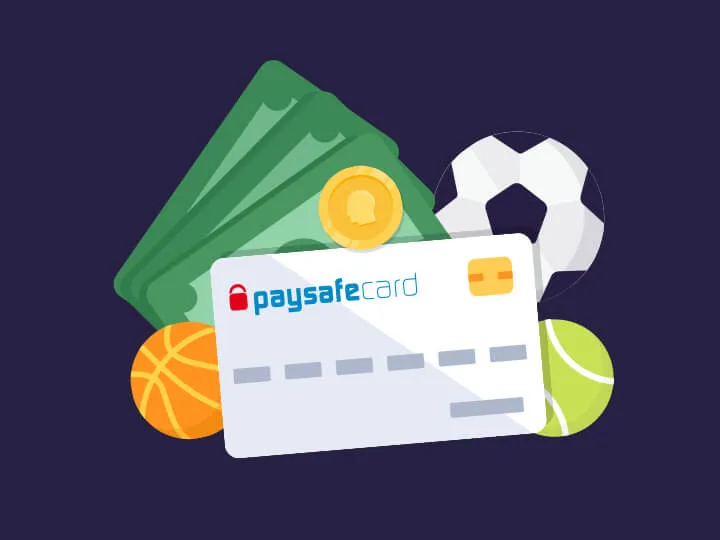 Paysafecard гроші та спортивні м’ячі