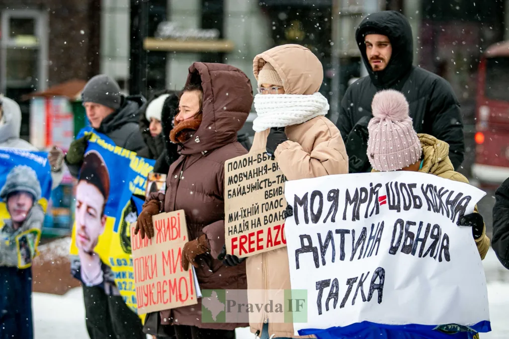 Мітинг на підтримку полонених захисників Азовсталі