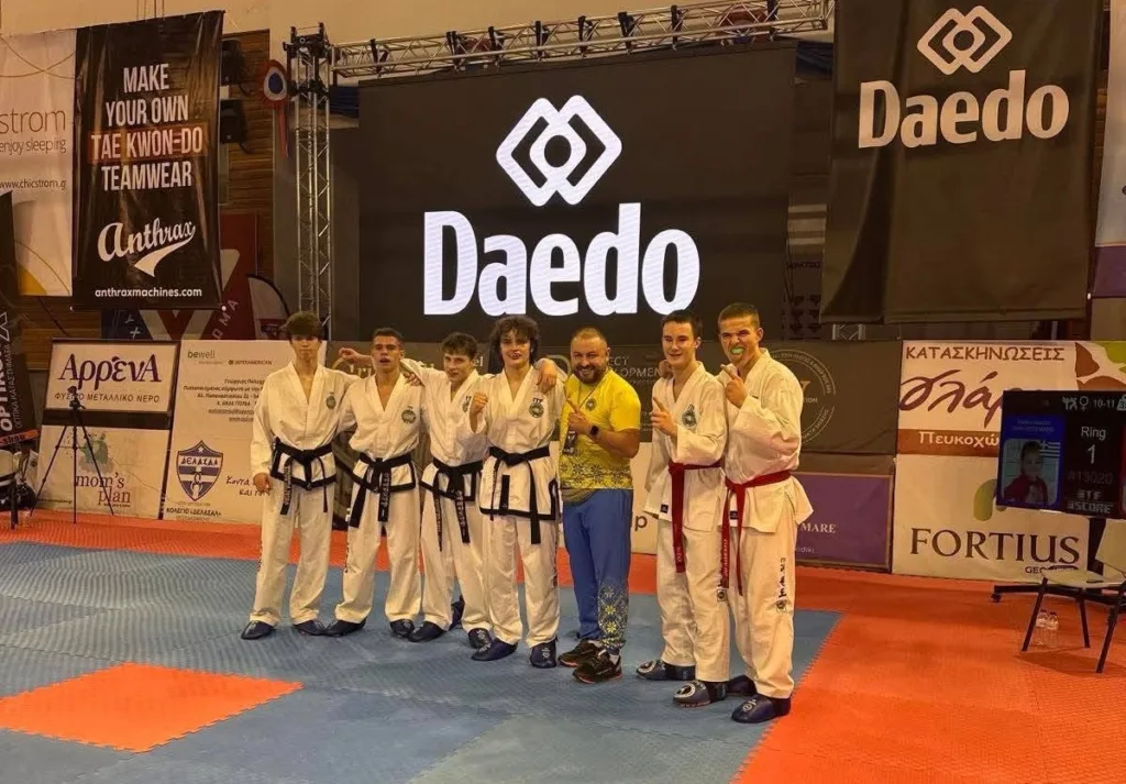 Команда тхеквондо на турнірі Daedo