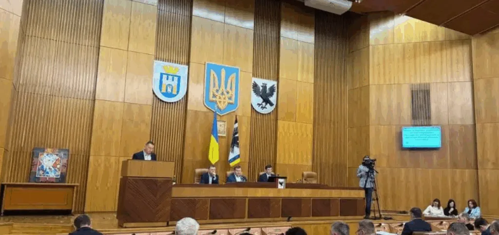 Засідання у залі міської ради України