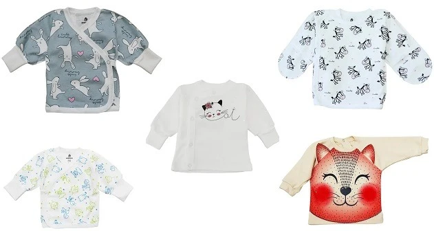 Дитячі кофтинки з яскравими малюнками тварин