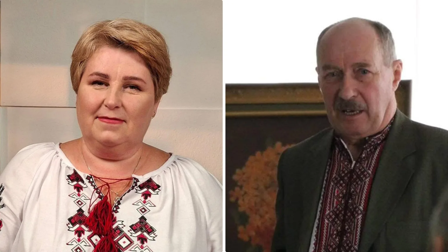 Чоловік і жінка у вишиванках