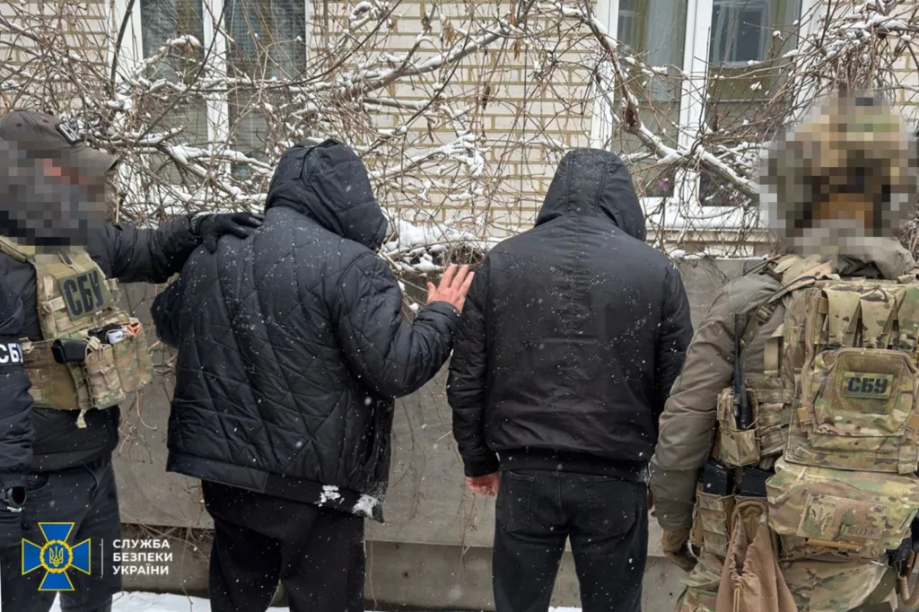 Затримання підозрюваних співробітниками СБУ взимку