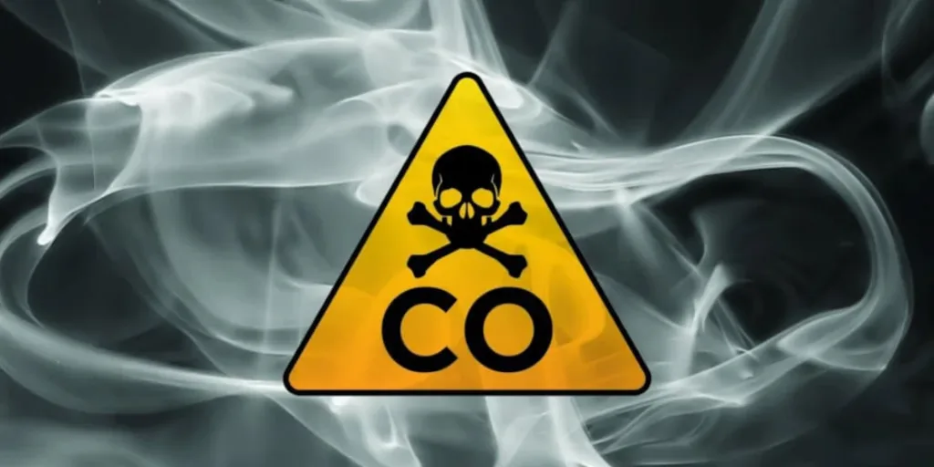 Попереджувальний знак чадного газу CO