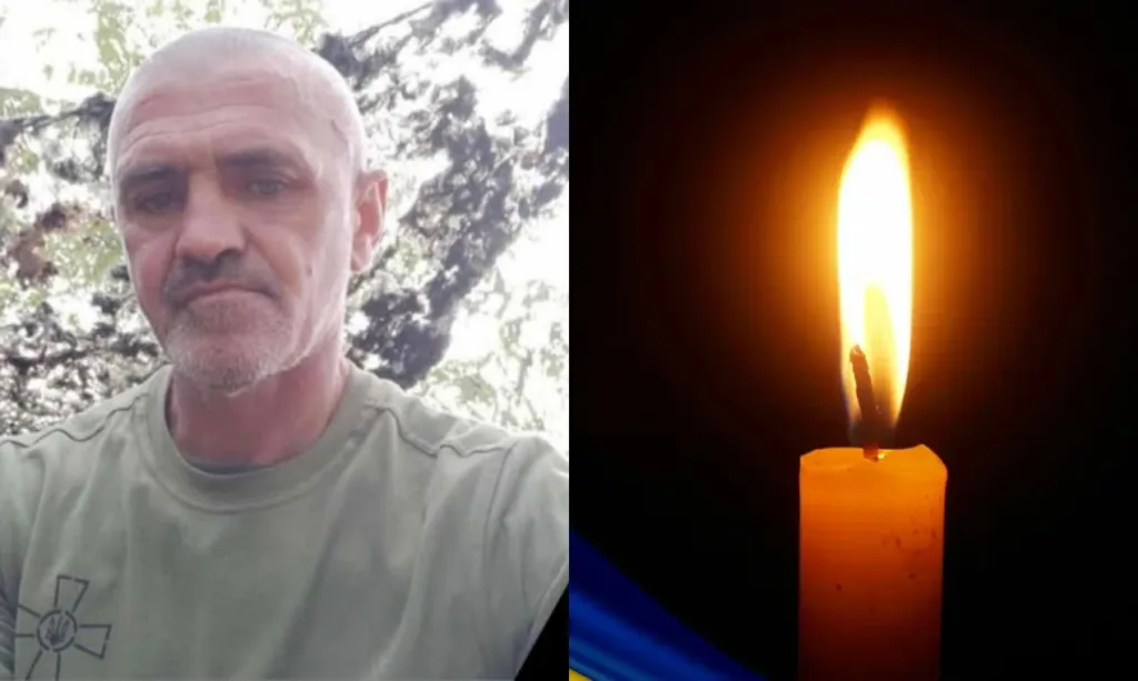 Військовий та запалена свічка пам’яті