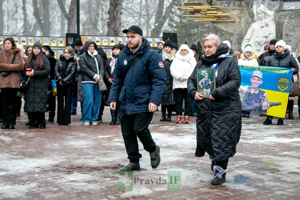 Вшанування пам’яті українського військового на площі
