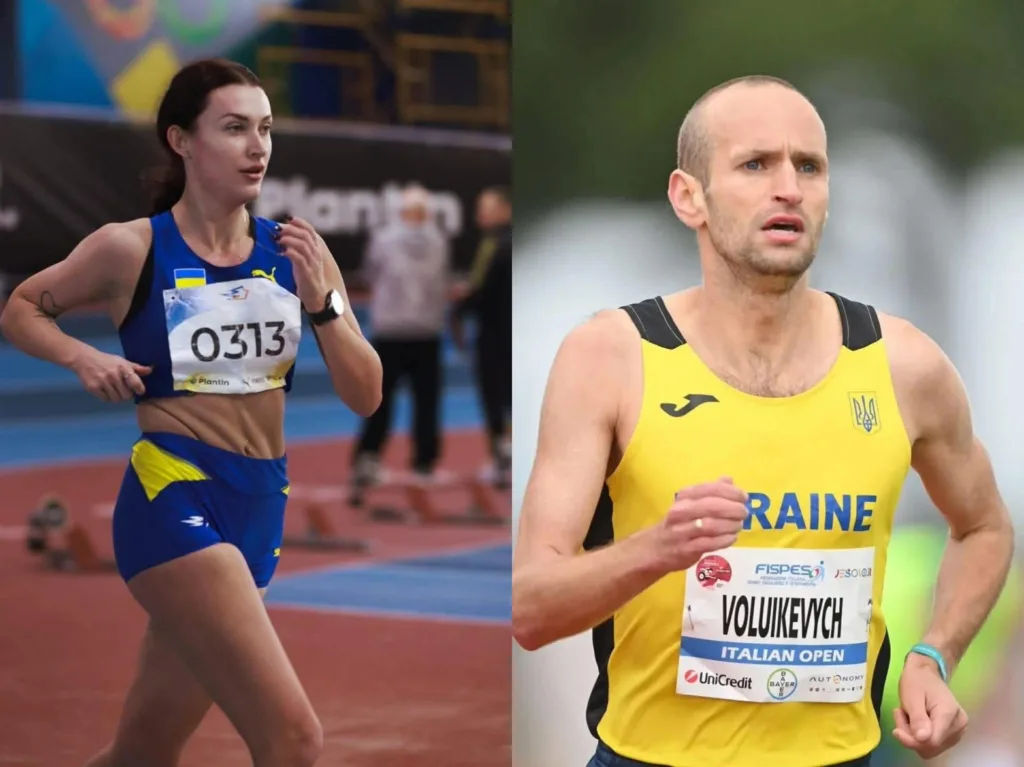 Українські легкоатлети біжать на змаганнях