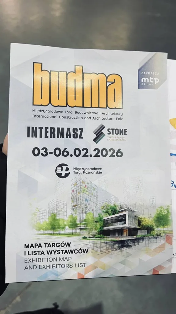 Афіша міжнародної будівельної виставки Budma 2026
