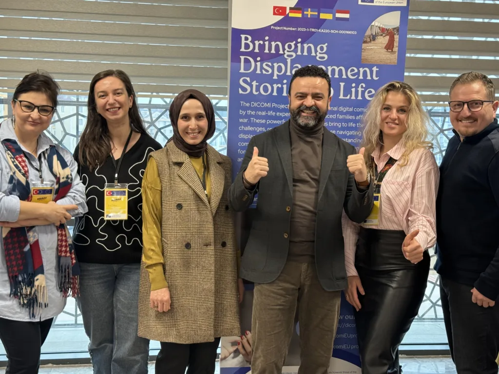 Група людей на заході про історії переселення