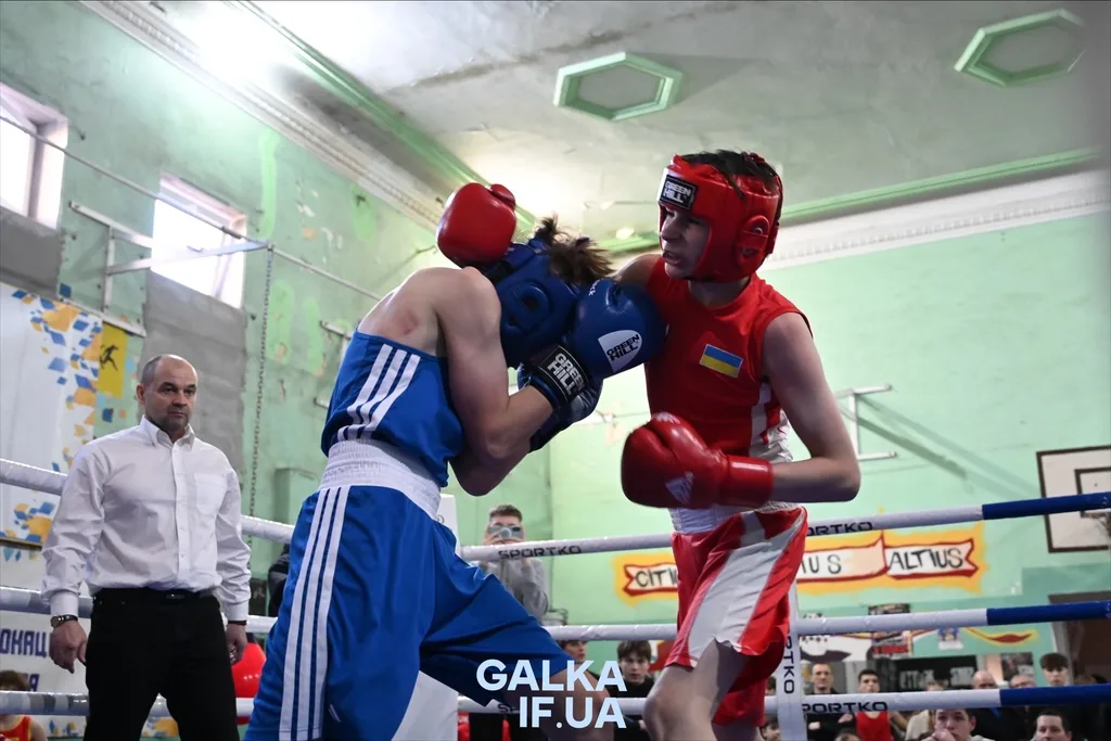 Боксери змагаються на рингу під час турніру
