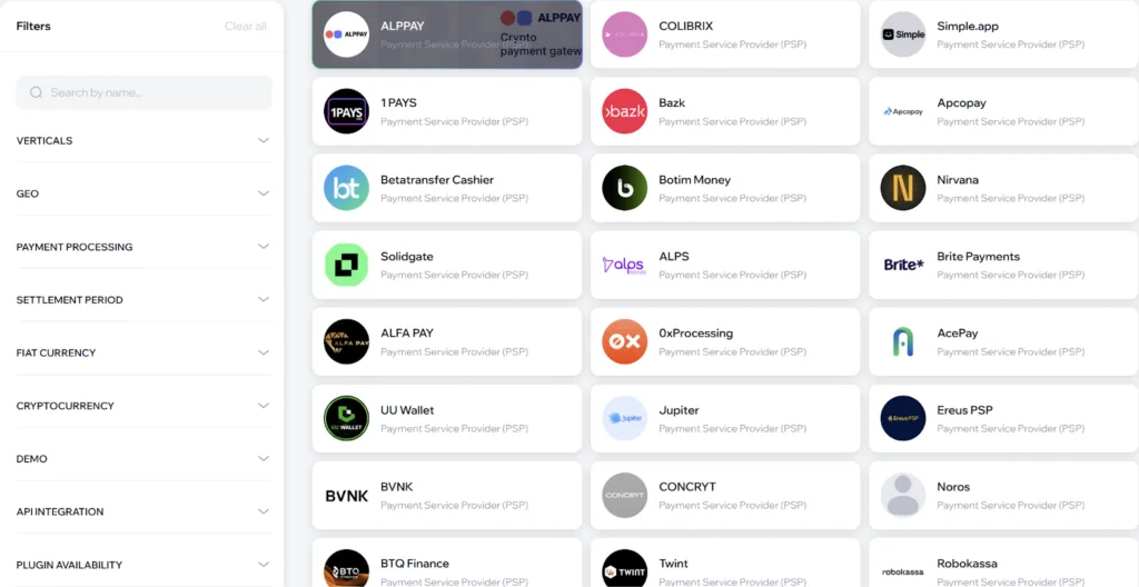 Список постачальників платіжних сервісів онлайн