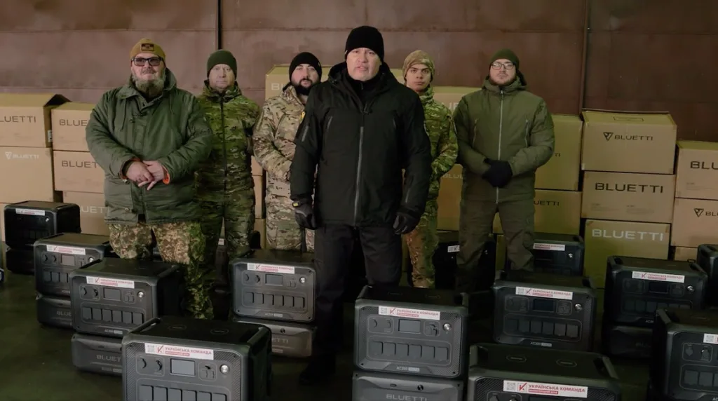 Військові отримують портативні генератори Bluetti