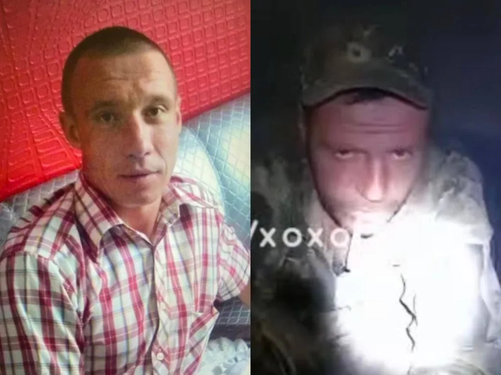 Двоє чоловіків на двох різних фотографіях