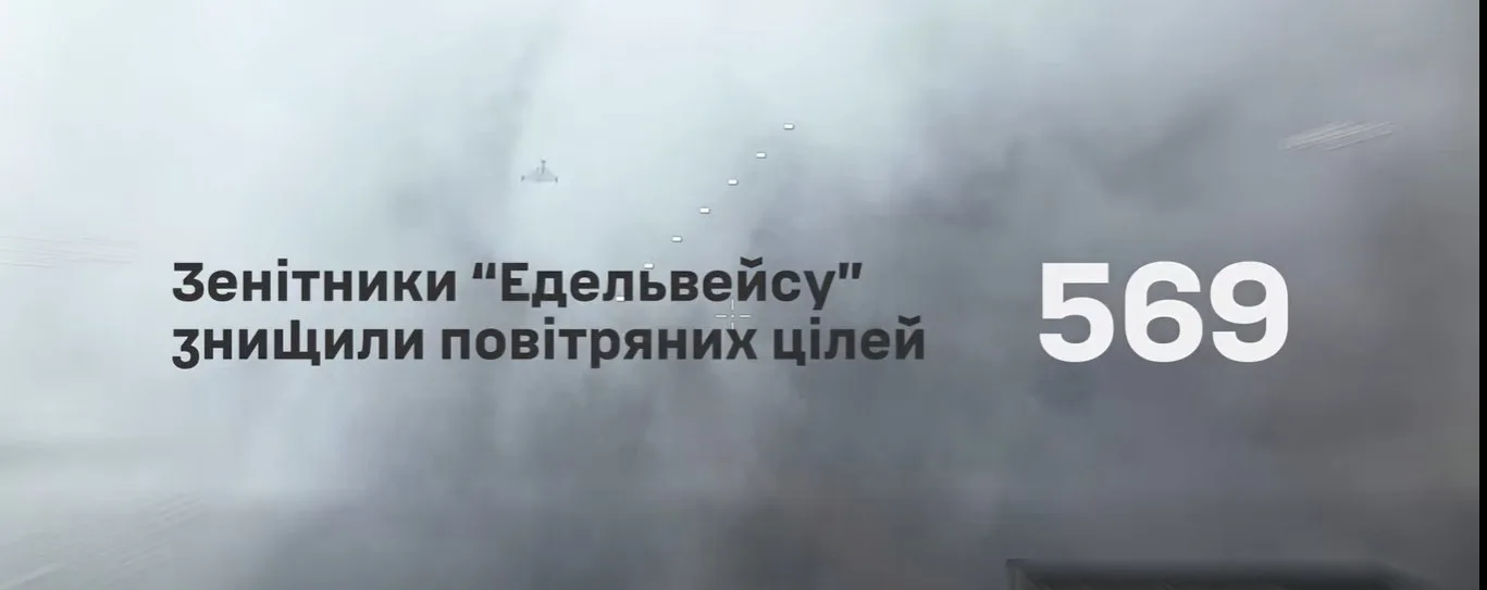 Зенітники Едельвейсу знищили 569 повітряних цілей