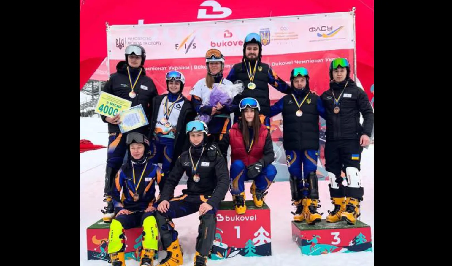 Українські лижники на п'єдесталі чемпіонату Буковель