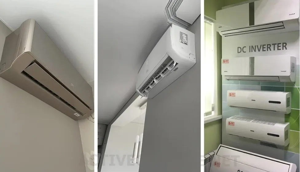 Настінні кондиціонери інверторного типу у кімнаті
