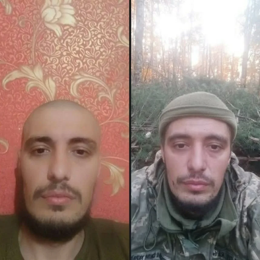 Порівняння чоловіка вдома та у військовій формі