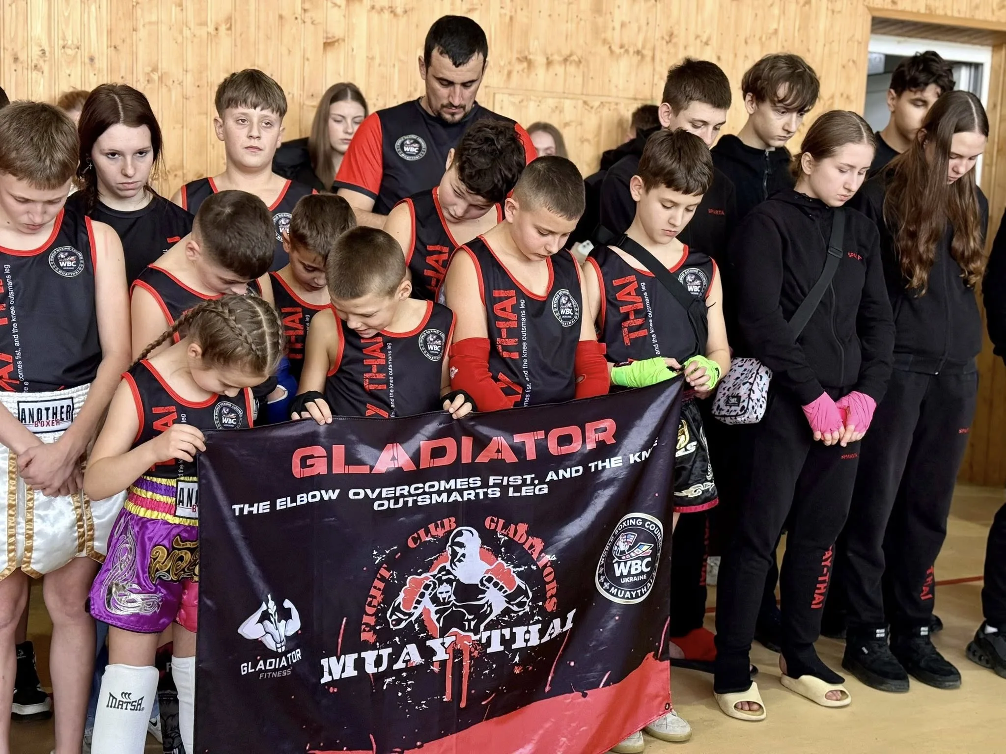 Юні спортсмени клубу Муай Тай Гладіатор на змаганнях