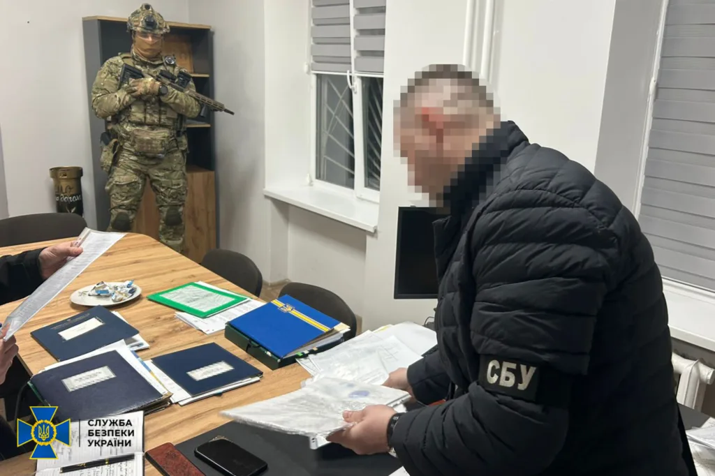 Операція СБУ, обшук документів у офісі