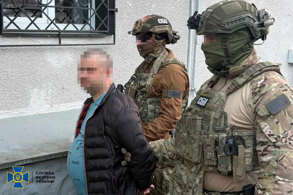 Затримання підозрюваного співробітниками СБУ