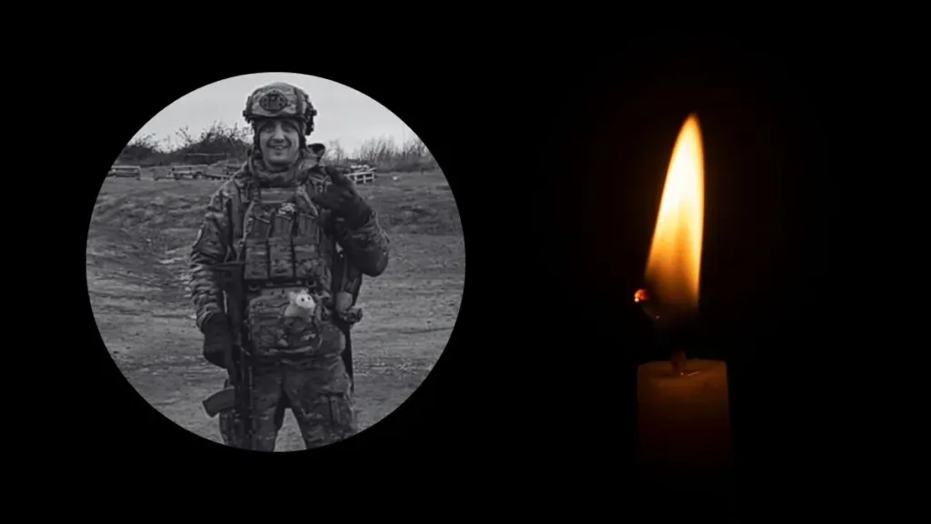 Військовий та палаюча свічка пам’яті
