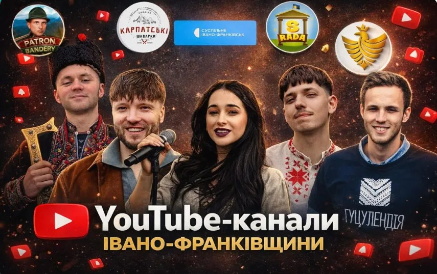 Популярні YouTube-канали Івано-Франківщини