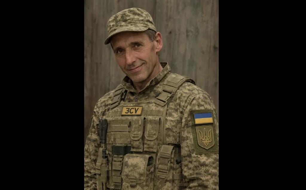 Український військовий у формі Збройних Сил України