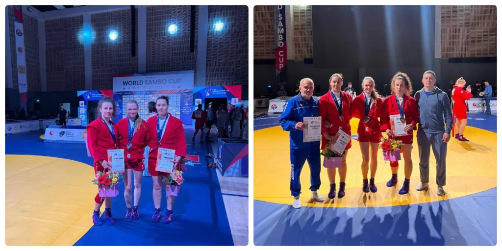 Українські самбісти з медалями на Кубку світу