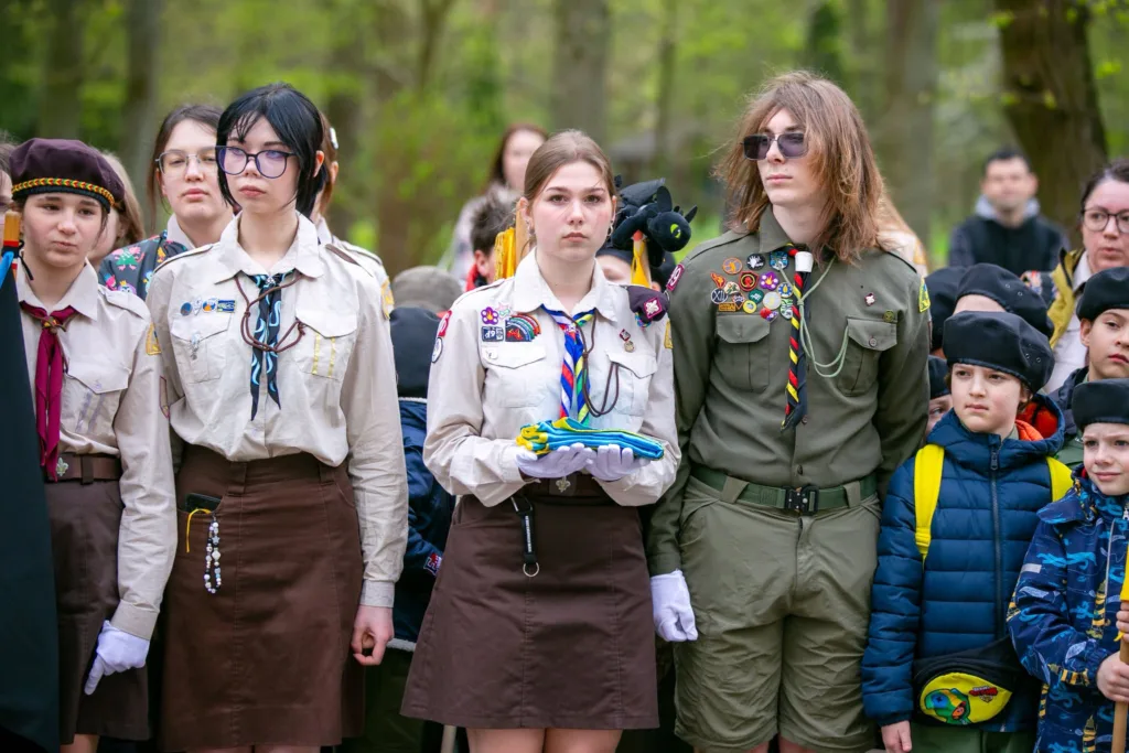 Українські скаути на урочистому заході