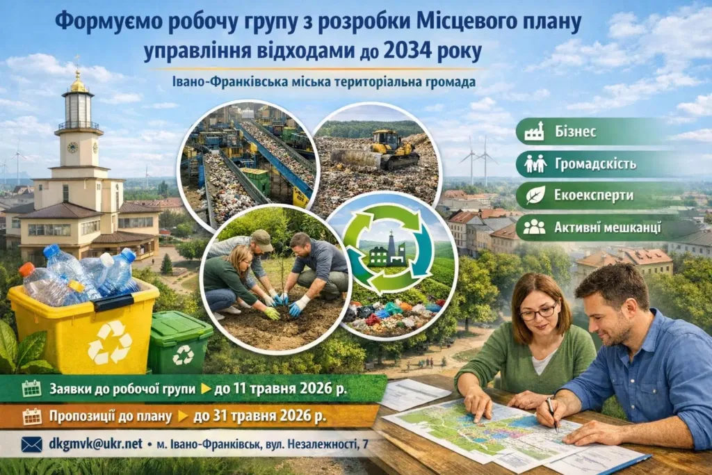 План управління відходами Івано-Франківська до 2034 року