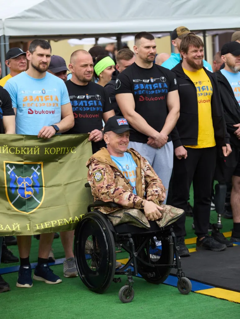 Ветерани на спортивному заході підтримки незламних