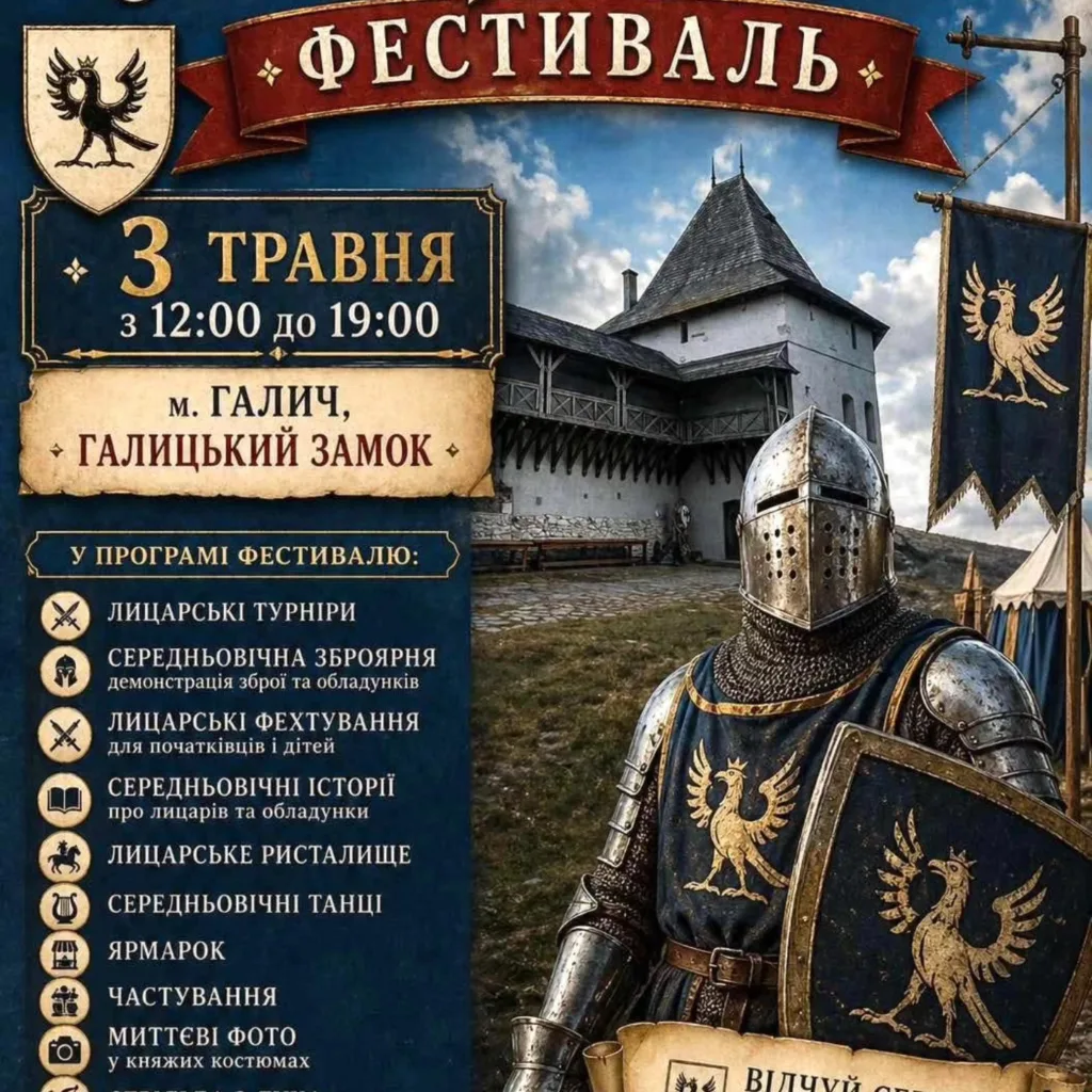 Фестиваль середньовіччя у Галицькому замку
