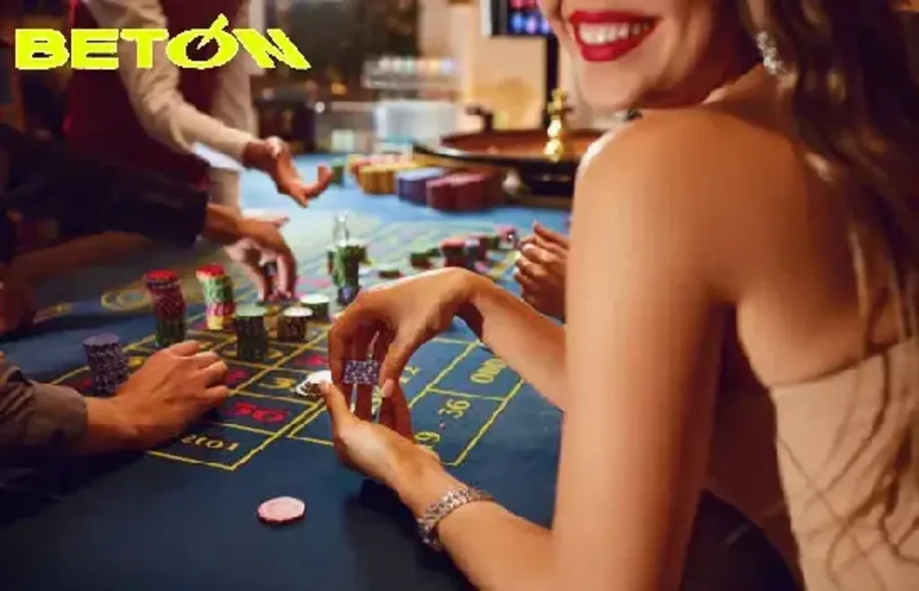 Люди грають у казино за ігровим столом