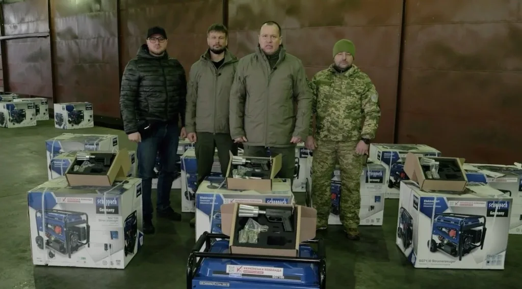 Військові отримують генератори для підтримки енергозабезпечення