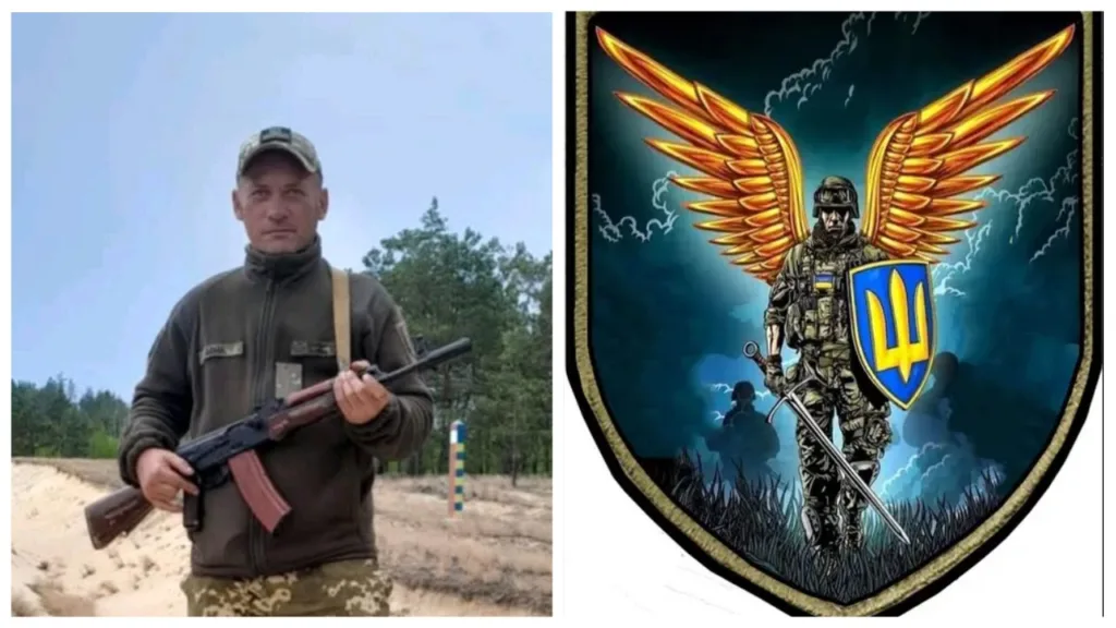 Український військовий та символ захисника України