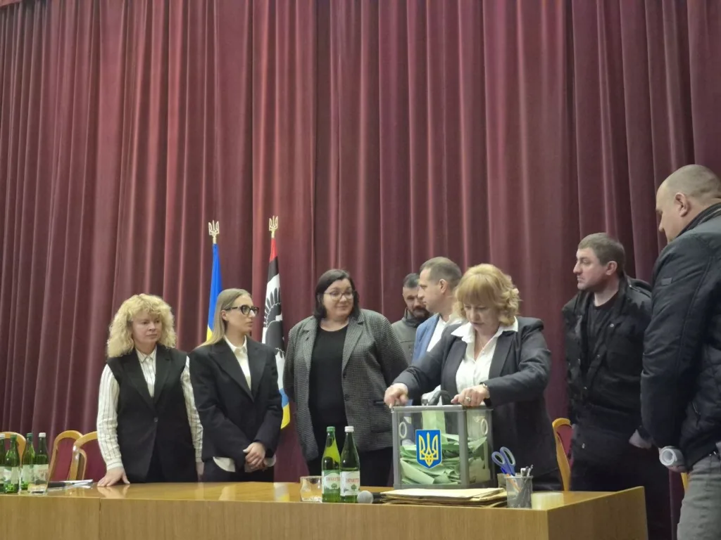 Підрахунок голосів на офіційній зустрічі в Україні