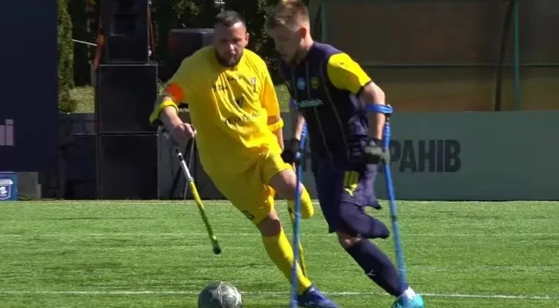 Футболісти з протезами змагаються на полі