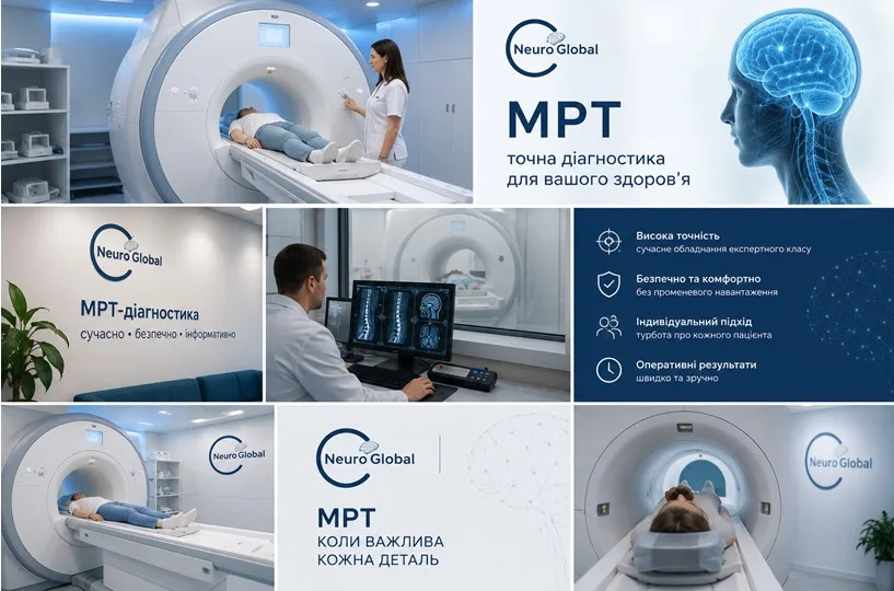 МРТ діагностика NeuroGlobal сучасне медичне обладнання