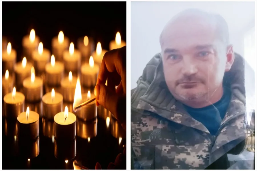 Пам’ять про військового та запалені свічки