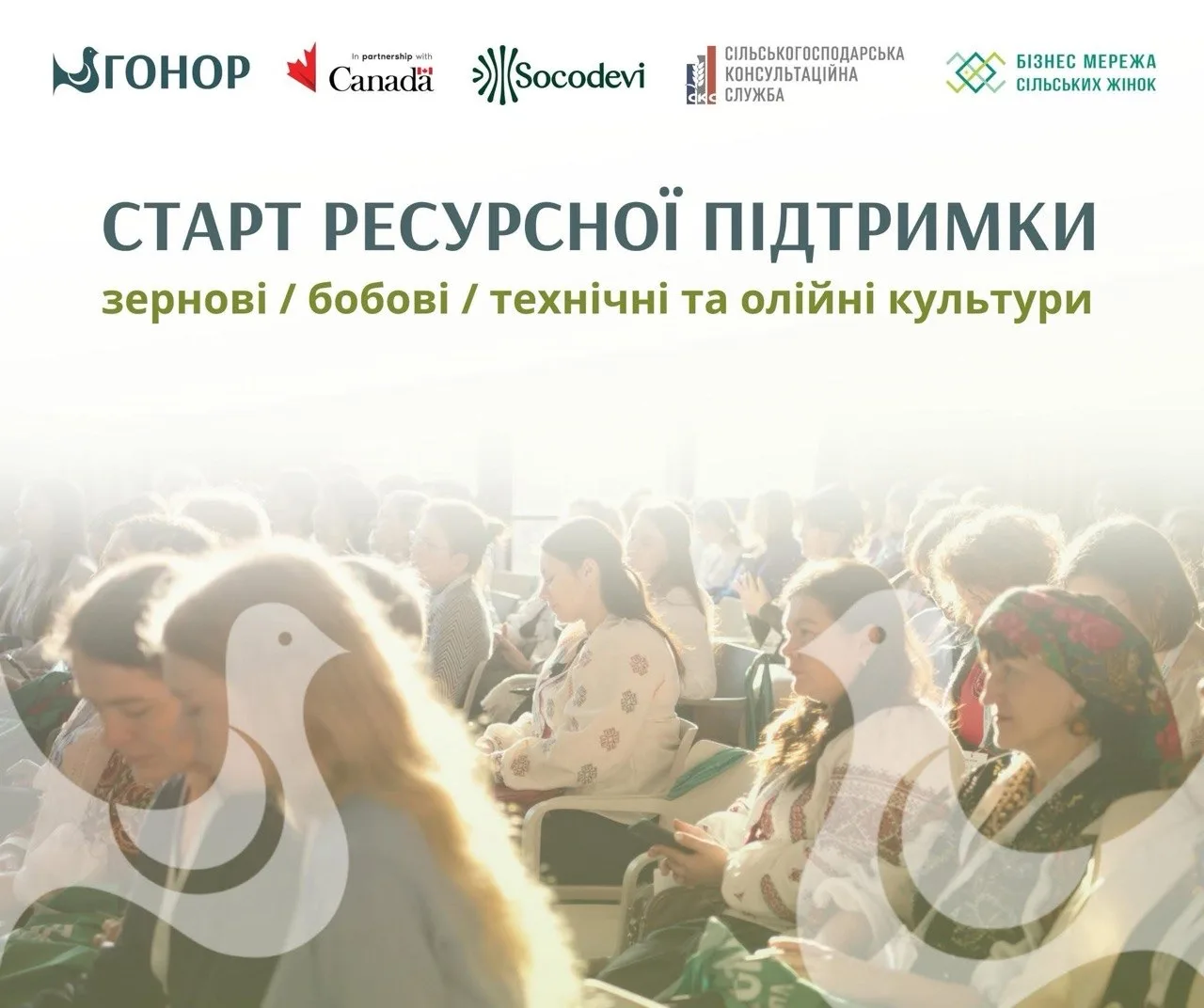 Старт ресурсної підтримки аграріїв України